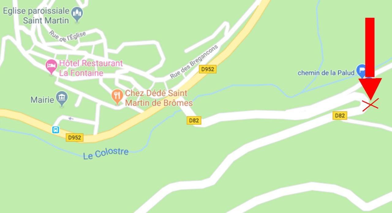 L'Establoun Daire Saint-Martin-de-Brômes Dış mekan fotoğraf